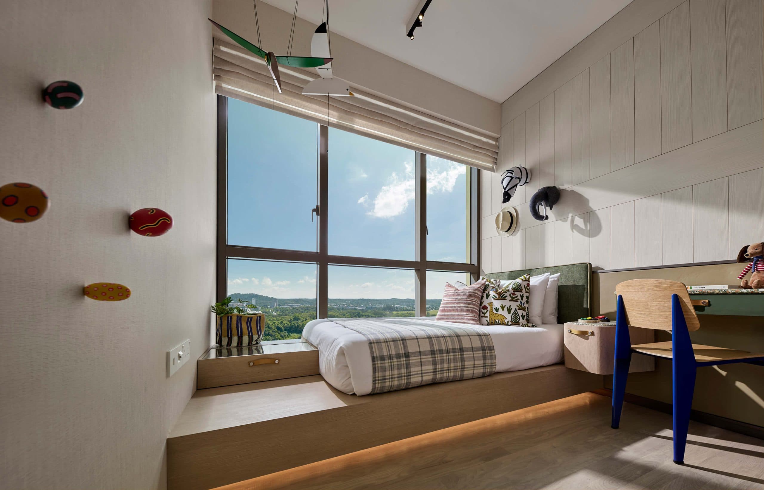 Children's bedroom at Pinetree Hill